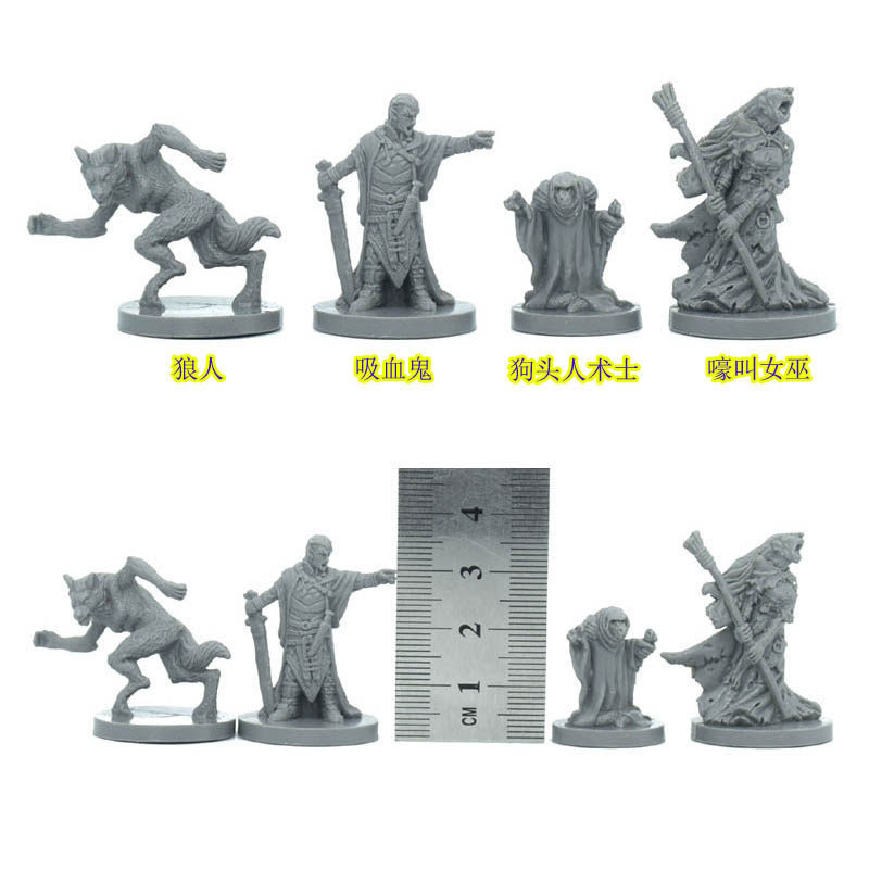 桌游战棋模型 战棋跑团 龙与地下城DND 死神 骷髅 狗头人眼魔矮人,淘宝优惠券,粉丝福利购,淘宝优惠卷