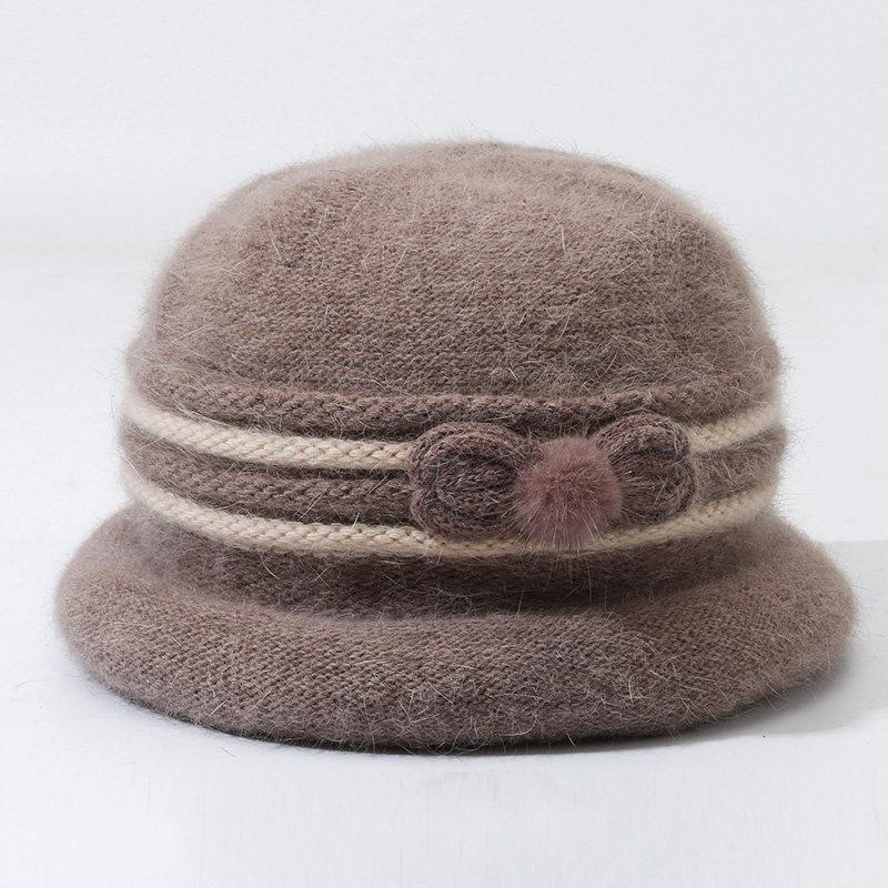 中老年人帽子女士冬季妈妈毛线帽老人奶奶秋冬老太太加绒保暖盆帽,淘宝优惠券,粉丝福利购,淘宝优惠卷