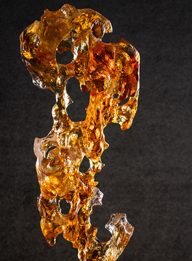 匠门琉璃太湖石《栖云峰》摆件