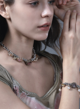 CIYAVENI巴洛克复古紫宝石手链