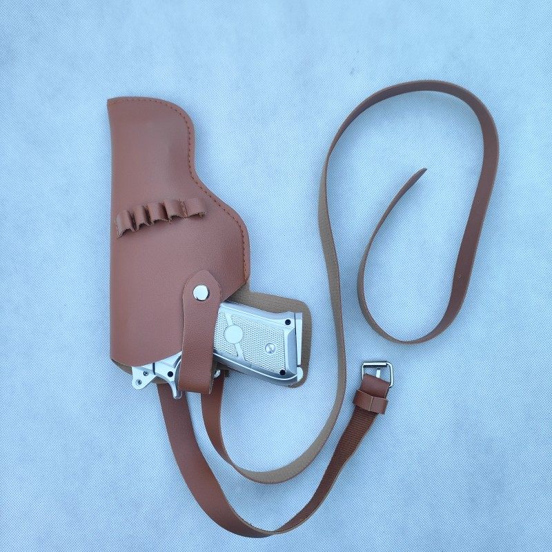 大枪套男孩M1911格洛克大手枪套921仿皮沙漠之鹰手枪袋表演出道具,淘宝优惠券,粉丝福利购,淘宝优惠卷