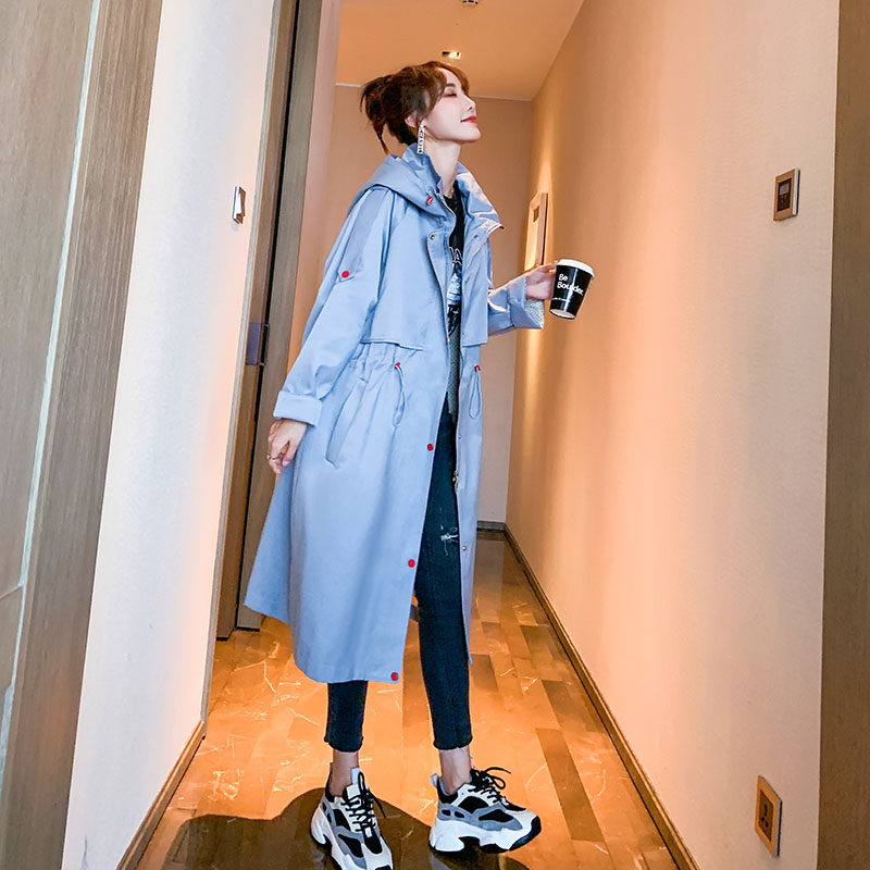 2020新款中长款流行英伦风韩版风衣 乔氏家风衣