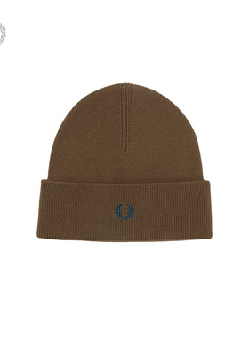 FREDPERRY翻边针织帽时尚简约
