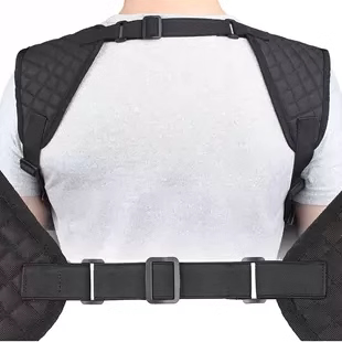 KOSIBATE隐藏腋下枪套通用隐形双肩背电影007X型背带特工贴身枪套 - 图0