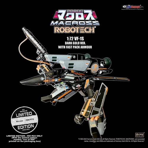 KitzConcept太空堡垒VF1S福卡机黑金太空包套装变形成品2.5版现货 - 图1