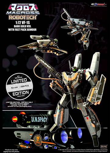 KitzConcept太空堡垒VF1S福卡机黑金太空包套装变形成品2.5版现货 - 图2