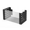 Dormitory storage and organization punch-free transparent box