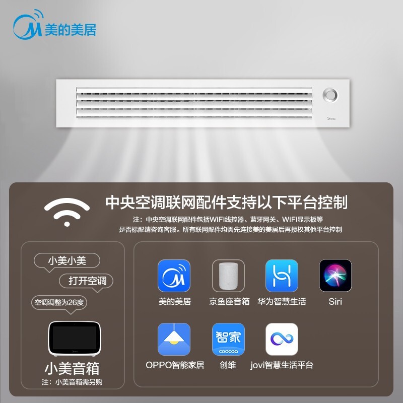 美的中央空调星光pro小多联MDS一拖多直流一级变频家用商用风管机 - 图1