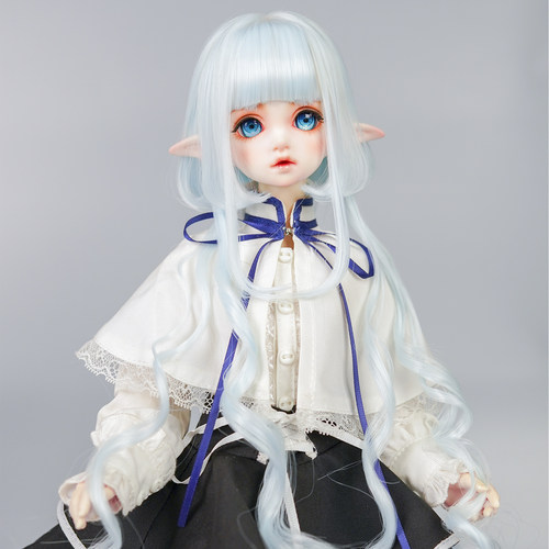 bjd V社 SD DDMDD1/31/4梨花头水母头修脸手改毛造型假发假毛 - 图0