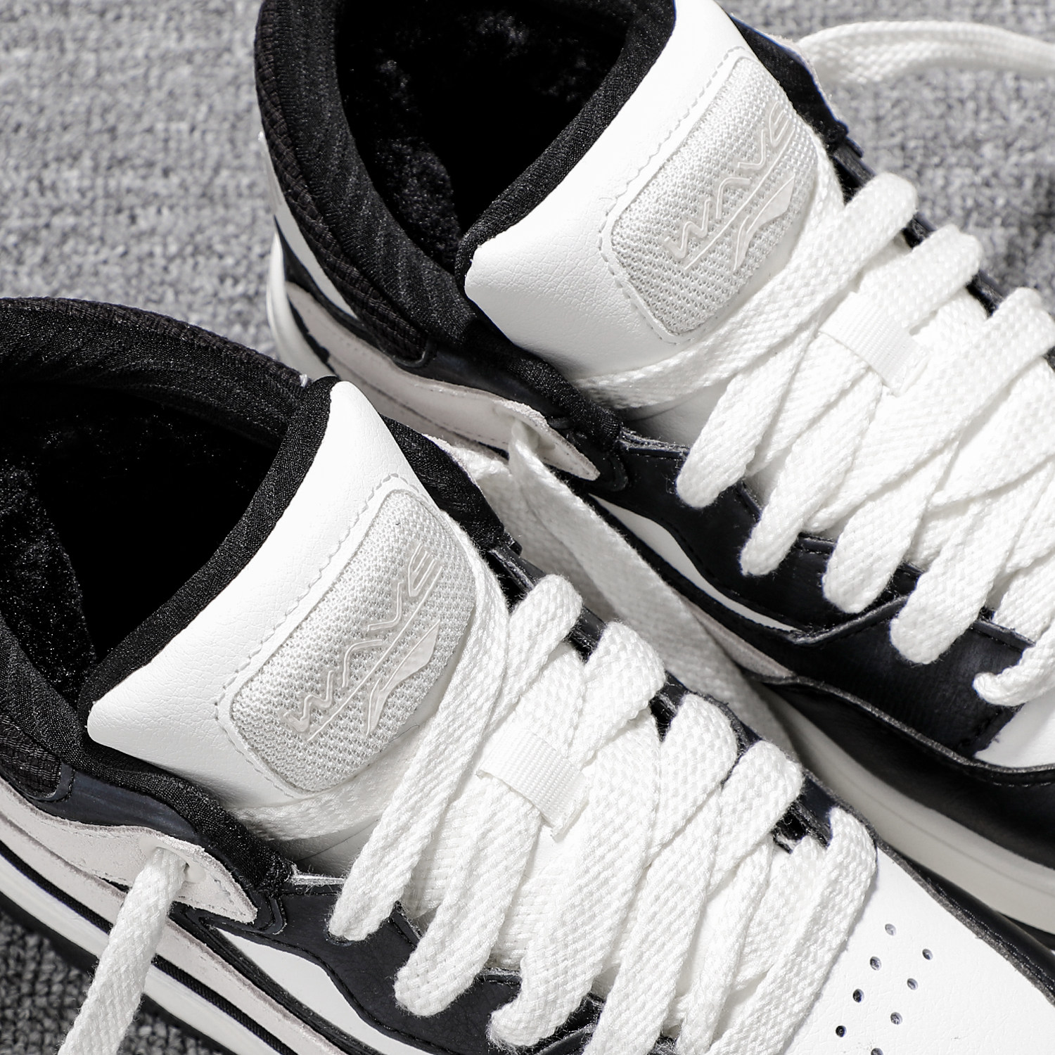 李宁板鞋女款2025冬季新款加绒保暖舒适软弹经典复古防滑休闲鞋子,淘宝优惠券,粉丝福利购,淘宝优惠卷