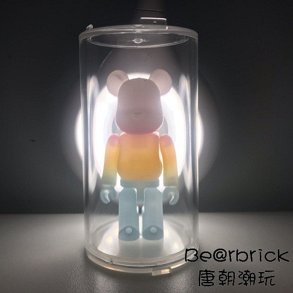 6个包邮Bearbrick Be@rbrick盲盒100%展示盒公仔玩具手办防尘罩 - 图0