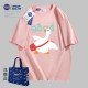NASA co-branded cartoon printed pure cotton loose short sleeves