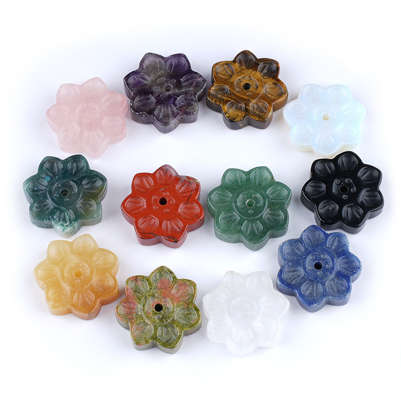 30mm天然水晶莲花香插粉晶线香香托底座虎眼石香炉插工艺品摆件,淘宝优惠券,粉丝福利购,淘宝优惠卷