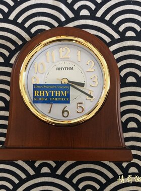 rhythm特价正品日本丽声迷你闹钟
