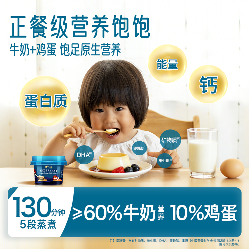 禾泱泱婴幼儿布蕾布丁 宝宝零食儿童辅食泥糊 赠溶豆泡芙条 - 图0