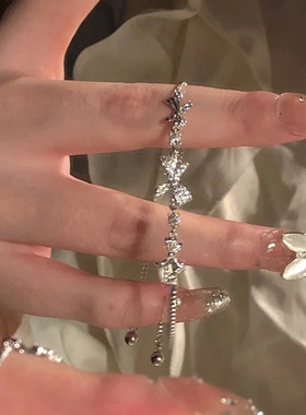 蝴蝶结手链轻奢高级感简约清冷风