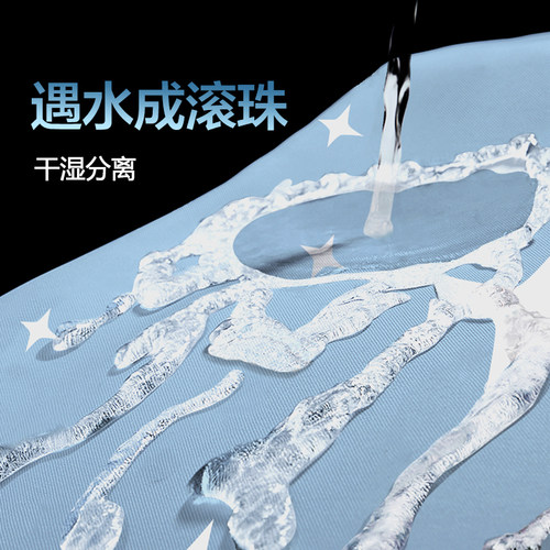浴室防水浴帘套装加厚防霉洗澡隔断帘淋浴帘卫生间门帘挂帘免打孔 - 图2