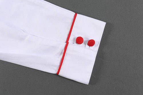 中信银行行服女衬衫长袖短袖修身制服职业装半袖工作服立领衬衣 - 图2