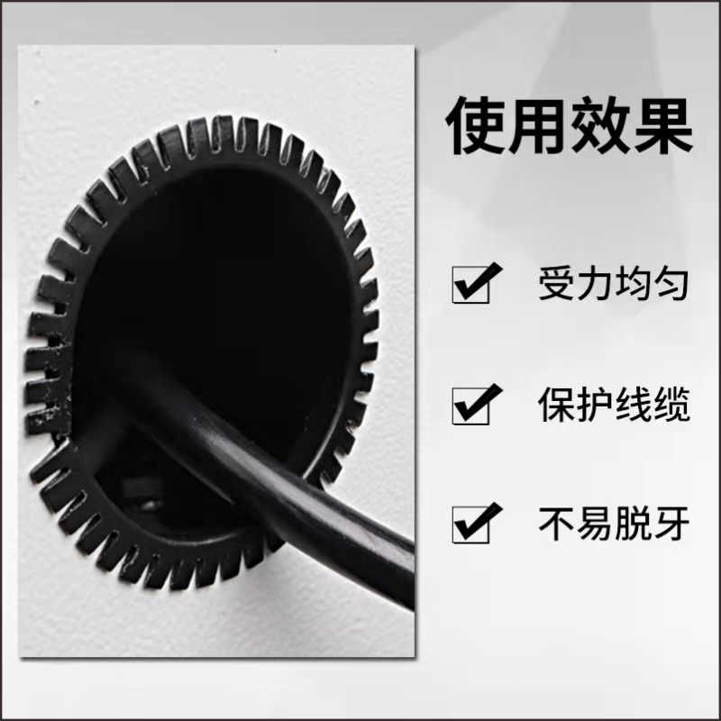 KG出线圈密封圈保护套齿形护线齿电箱开口线条孔电线防割剪切护线,淘宝优惠券,粉丝福利购,淘宝优惠卷