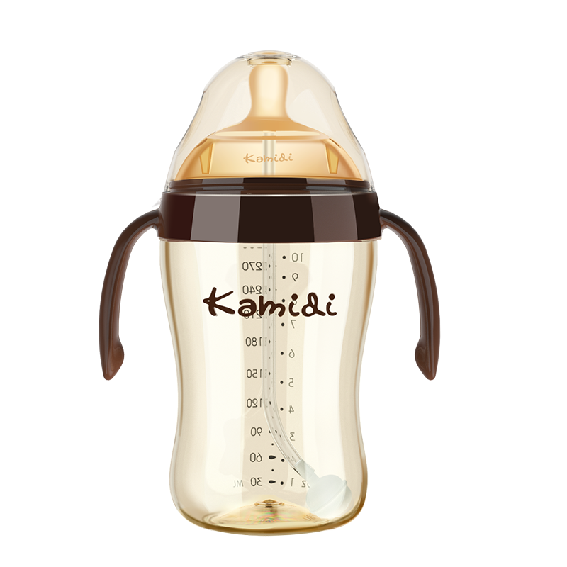 ◆进口ppsu新生防胀气耐摔1岁奶瓶 卡蜜迪奶瓶