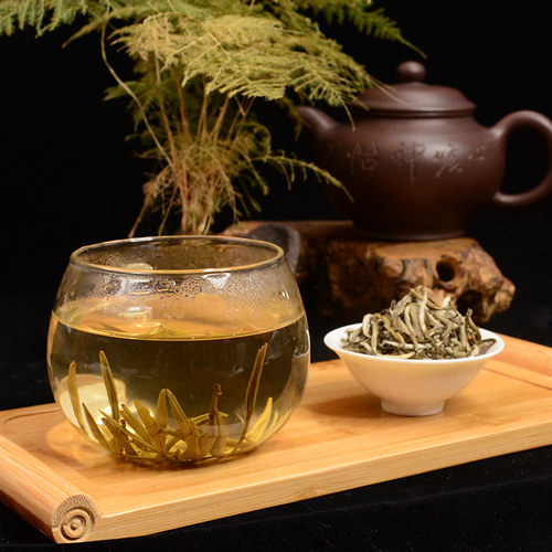 吴裕泰 茉莉花茶金奖贡毫 镇店1887金罐 特种茶叶扛鼎组合220g - 图1
