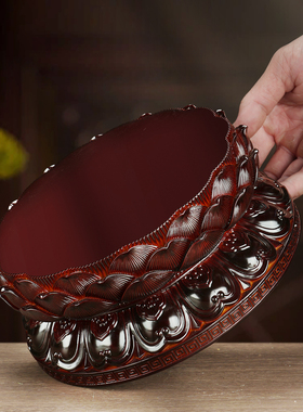 树脂莲花底座观音菩萨加高垫供座台佛像增高神像须弥座佛具用品