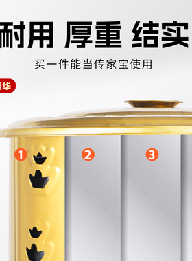不锈钢烧纸桶烧金桶化宝钱纸炉家用室内焚烧元宝烧香用的桶特大号