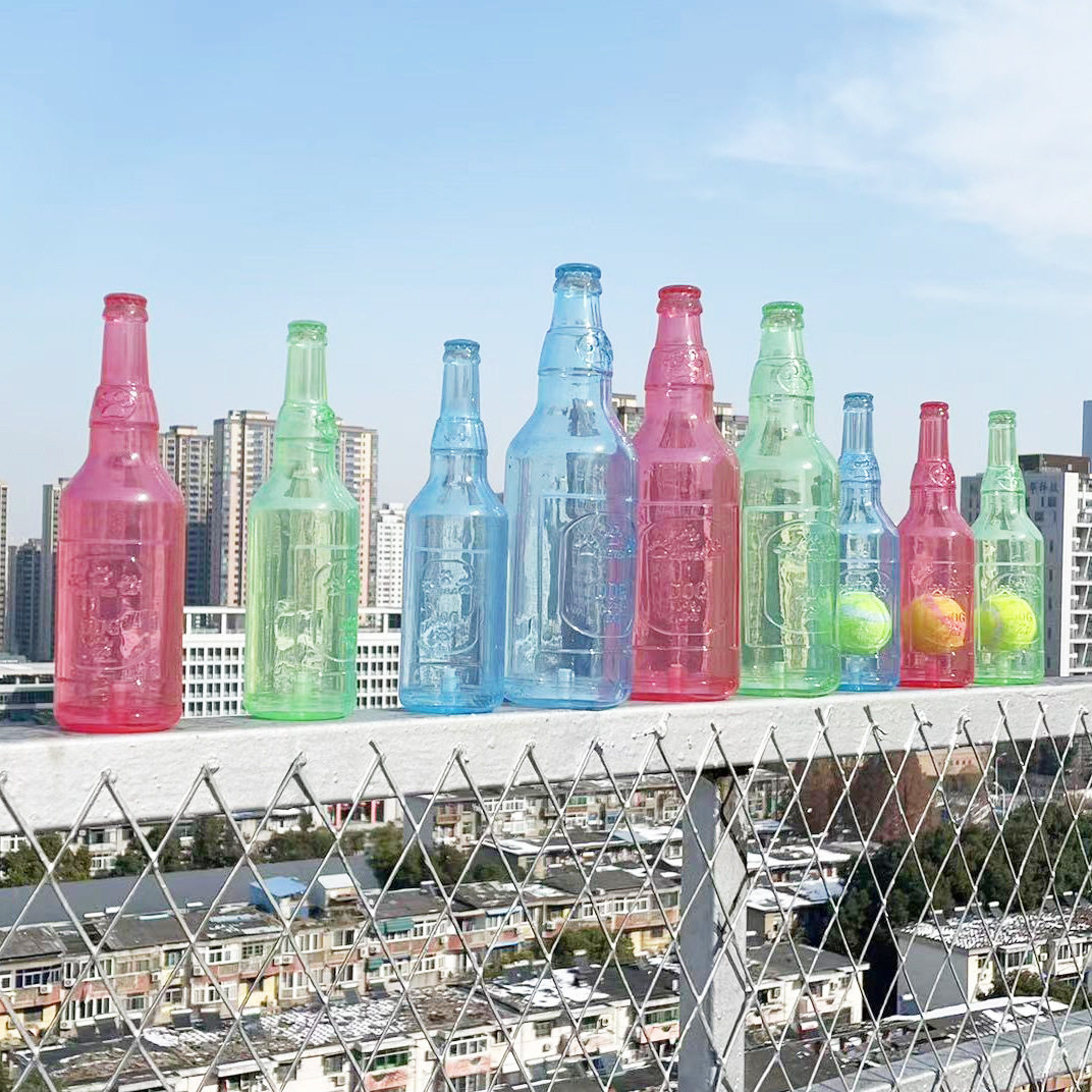 网红爆款宠物发声耐咬磨牙漂浮橡胶TPR网球酒瓶大狗小狗玩具,淘宝优惠券,粉丝福利购,淘宝优惠卷