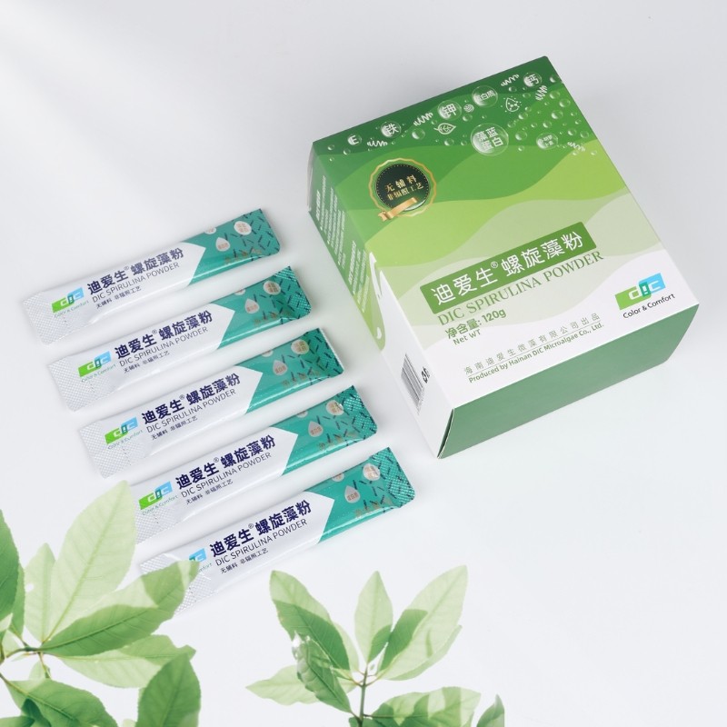 出厂新包装 迪爱生螺旋藻粉120克/盒 DIC螺旋藻蓝藻营养丰富吸收,淘宝优惠券,粉丝福利购,淘宝优惠卷