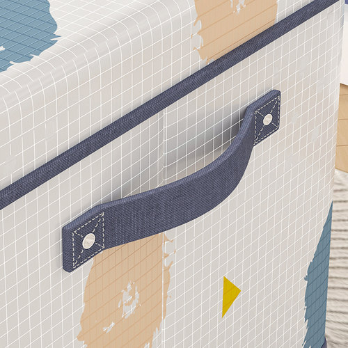 衣柜收纳盒整理盒可折叠带盖布艺大容量储物盒家用放衣服的收纳箱 - 图3