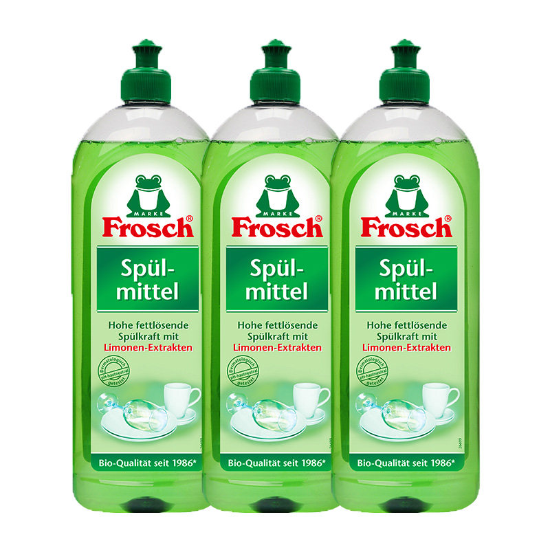 德国frosch 750ml*3 伊兰雪居家日用洗洁精