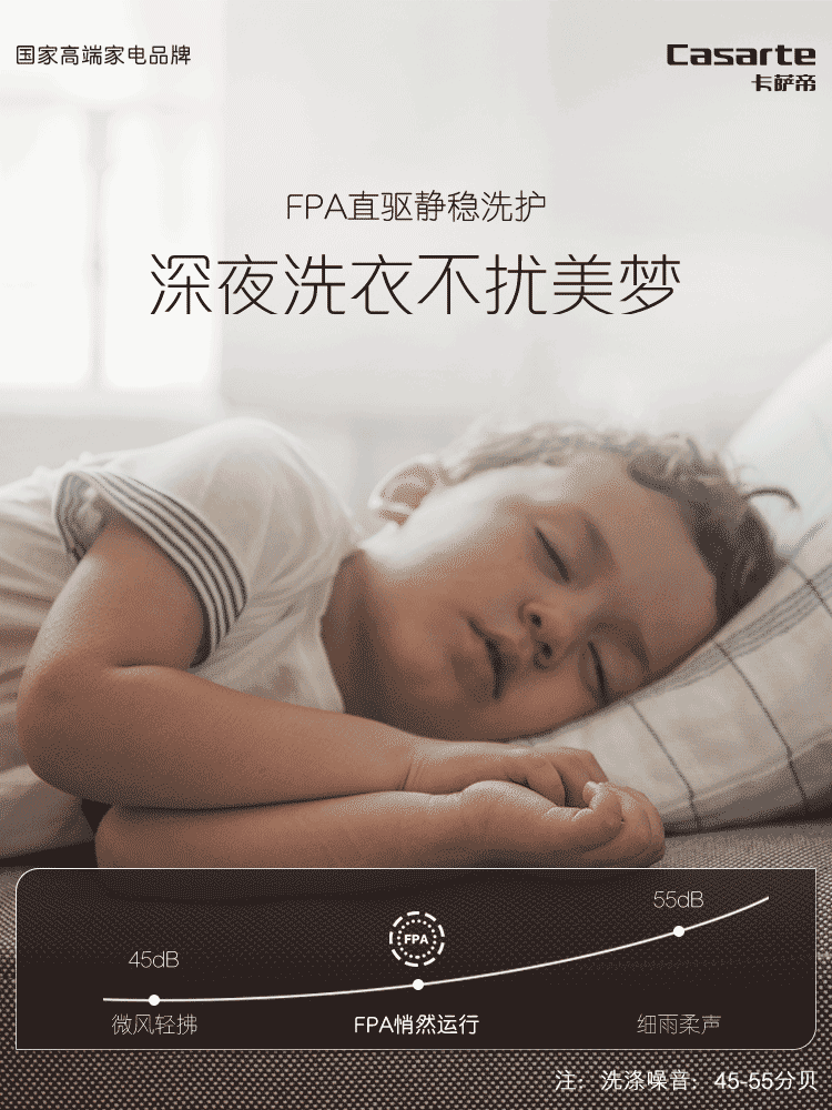 【超薄平嵌】卡萨帝10kg家用洗衣机 卡萨帝洗衣机