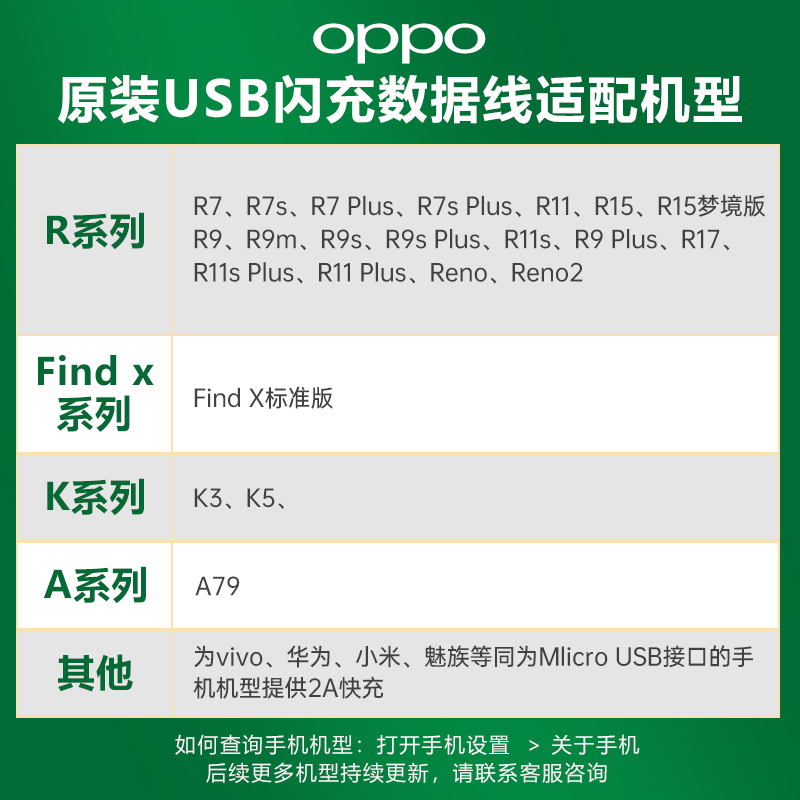 OPPO闪充数据线原装R11 R9s  R9 R11plus oppor15充电线oppoR17手机r9splus R15 Reno4 findx3手机OPPO充电线