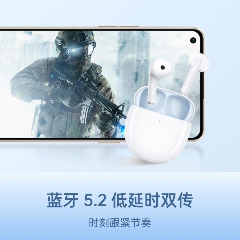 OPPO Enco R半入耳encor蓝牙耳机oppoencor2新款耳机oppoencoplay - 图1