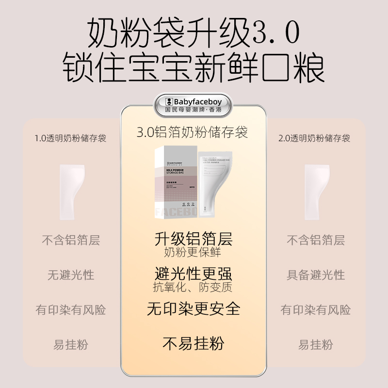 铝箔奶粉袋便携一次性食品级奶粉密封袋无菌款宝宝奶粉外出分装盒