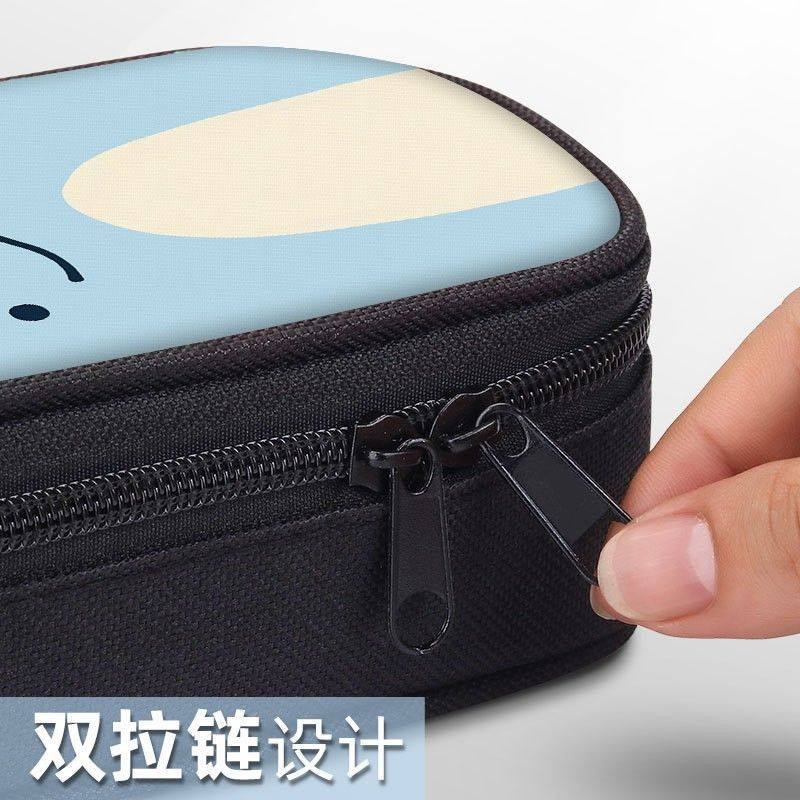 角落生物笔袋儿童小学生学院风文具袋卡通动漫铅笔袋大容量笔盒,淘宝优惠券,粉丝福利购,淘宝优惠卷