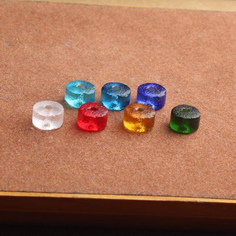 西亚琉璃文玩古珠尼泊尔回流老气风化包浆老型琉璃珠子8*5毫米,淘宝优惠券,粉丝福利购,淘宝优惠卷