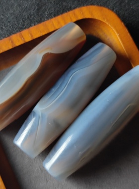 天然缠丝玛瑙勒子桶珠玛瑙吊坠长桶珠手串项链佛珠念珠锁骨珠