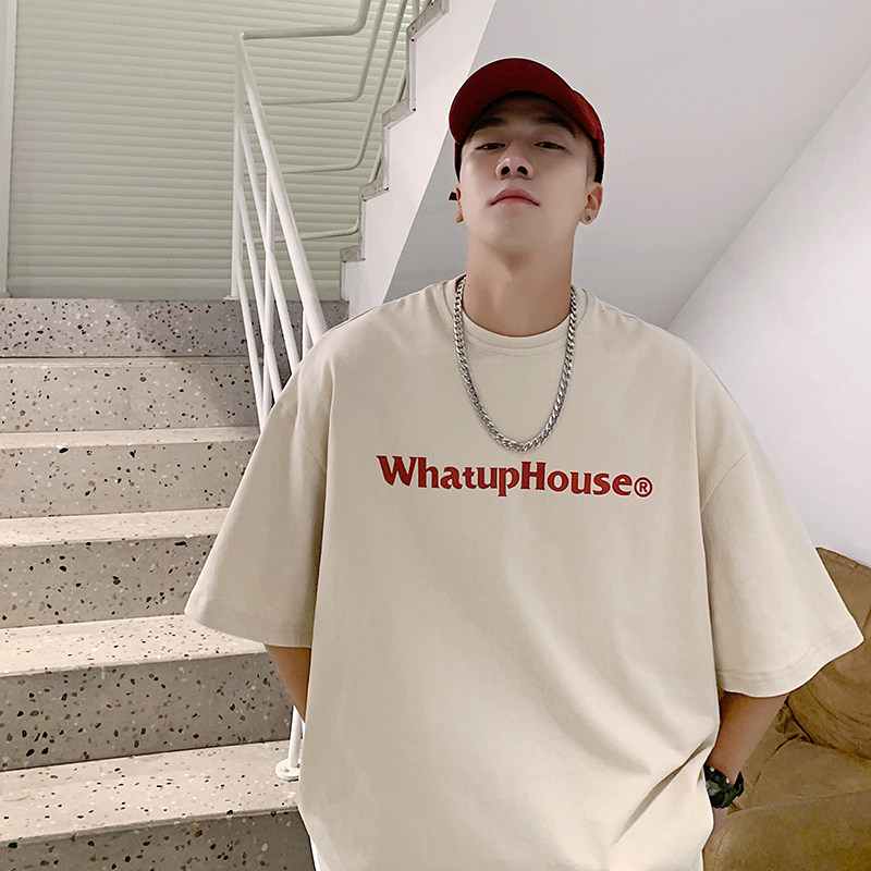 短袖t恤男士夏季薄款ins潮牌简约字母情侣上衣宽松学生半袖体恤衫,淘宝优惠券,粉丝福利购,淘宝优惠卷