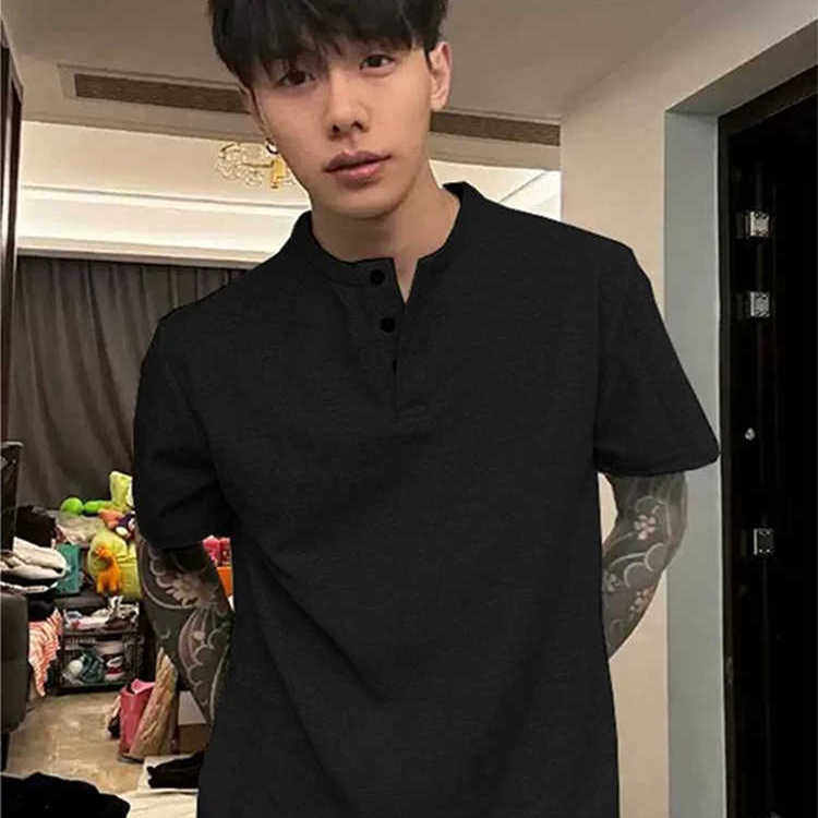 cleanfit亨利领短袖T恤男款夏季潮牌美式重磅痞帅百搭半截袖上衣,淘宝优惠券,粉丝福利购,淘宝优惠卷