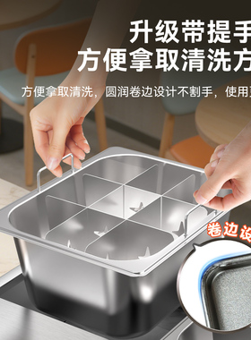维思美不锈钢关东煮机器商用便利店食堂加热保温锅串串香麻辣烫锅