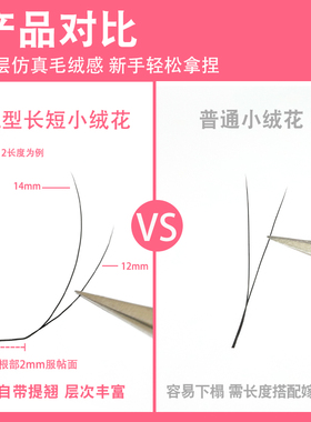 新中式国风LC型长短小绒花