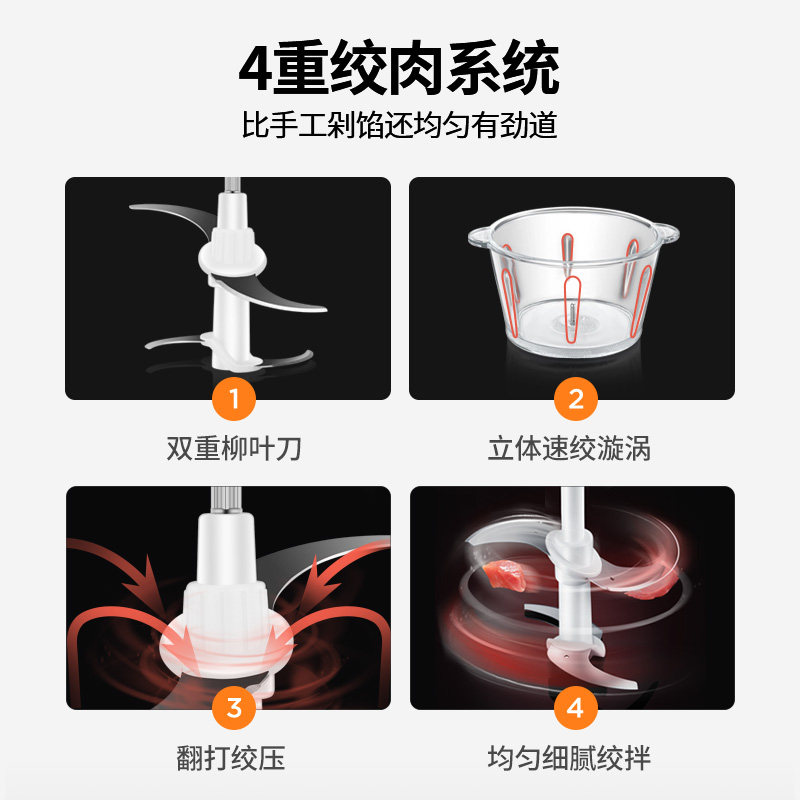 德国汉佳欧斯家用小型电动绞肉机 汉佳欧斯鹏宇专卖绞肉/碎肉/绞菜机