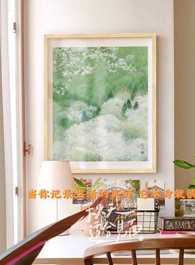 艺术家野地美树子日式樱花装饰画