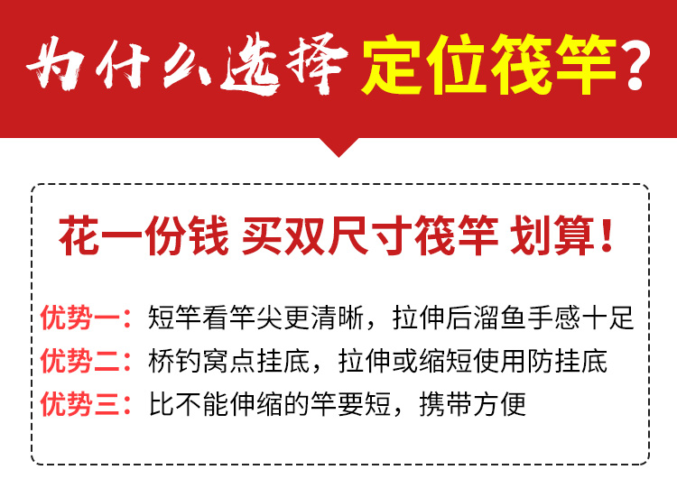 桥钓筏钓竿单竿筏竿全钛合金竿稍软尾伸缩阀杆伐竿新款鱼竿高端