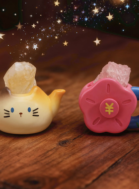 猫猫pai情绪开演水晶盲盒桌面摆件汽车装饰卡通可爱生日礼物女生