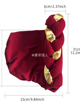 非洲夸张粗辫子民族帽简便套头帽欧美外贸包头帽女turban hat cap