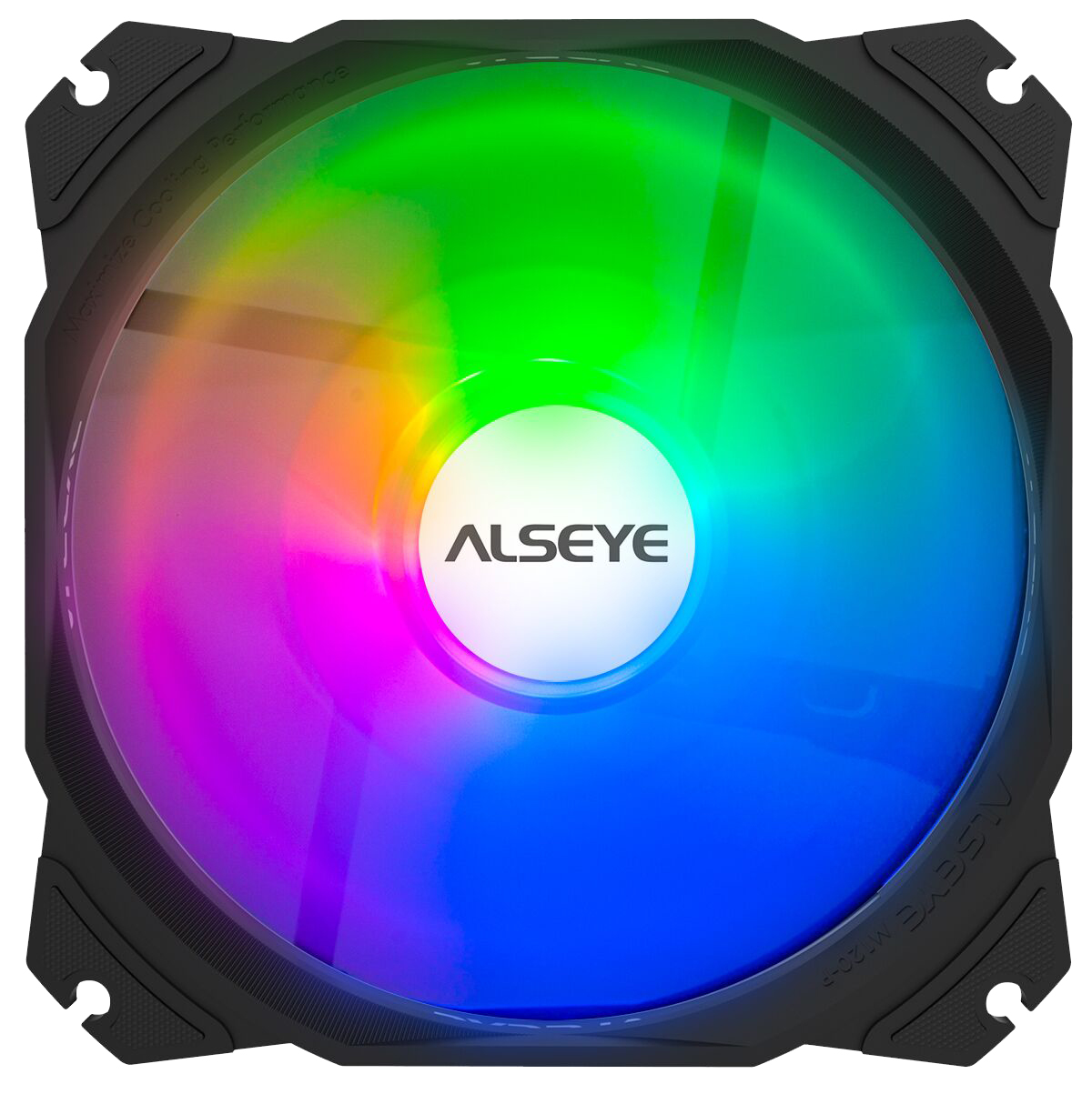 ALSEYE 12CM机箱风扇ARGB神光同步5v3针台式电脑散热器4针PWM静音 - 图3