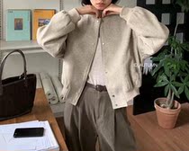 9-1122 Korea Dongdaemun Needle Weaters Area THEZOA-8049497 Retro Cute Sashimi Winter and America