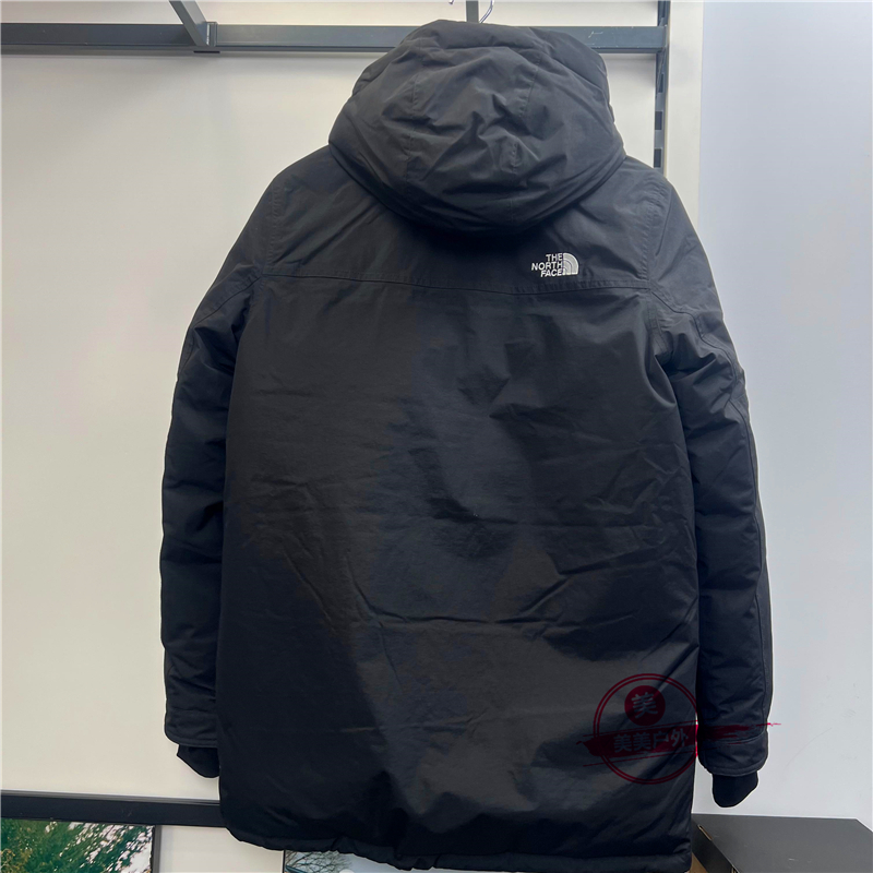 TheNorthFace北面羽绒服男士户外550蓬连帽鹅绒中长款外套4U81